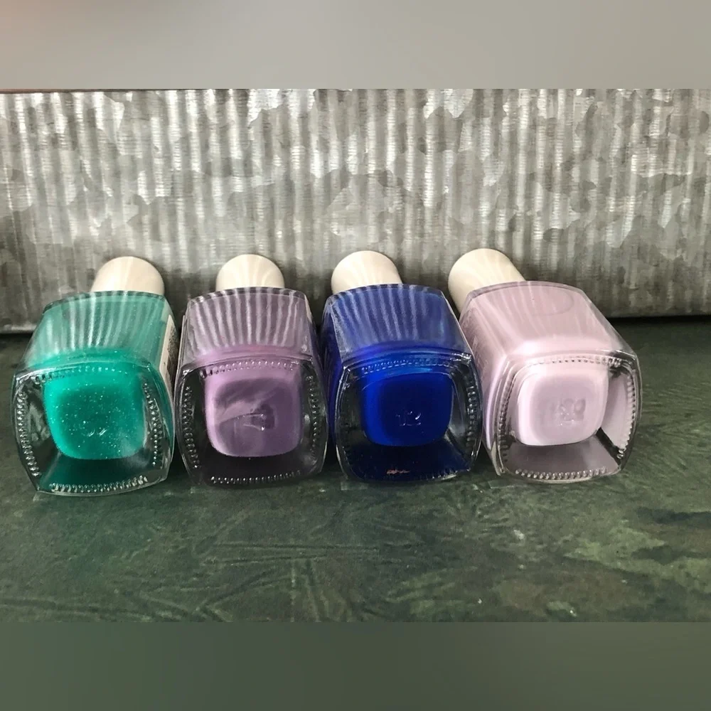 4pack Candy Moyo gel nail polish in lavender royal blue emerald green mauve‎ new